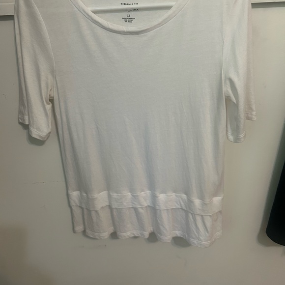 Banana Republic White Short Sleeve Top - Picture 1 of 4
